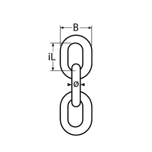 Stainless Steel Chain, short-link - Ropes.sg