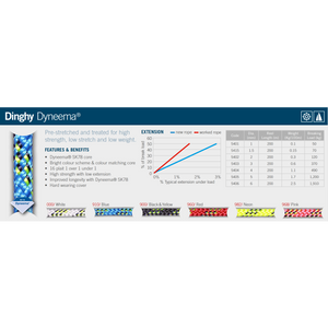 Dinghy Dyneema® (per metre) - Ropes.sg
