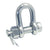 D-shackle with nut and split pin AISI 316 - Ropes.sg