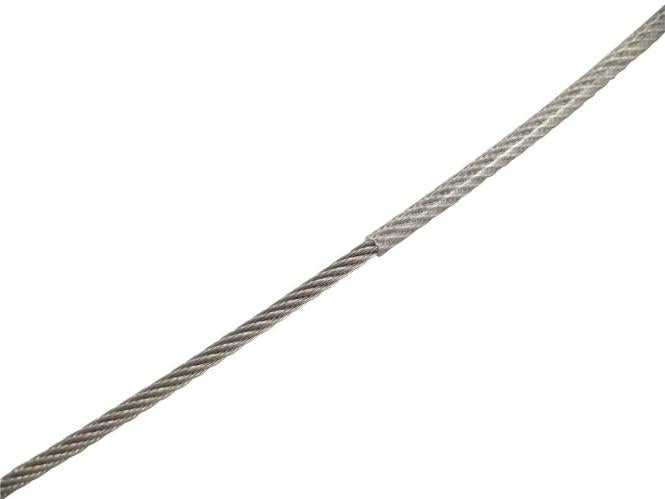 Wire rope 7x7 (AISI 316) PVC Clear coated (250m) - Ropes.sg