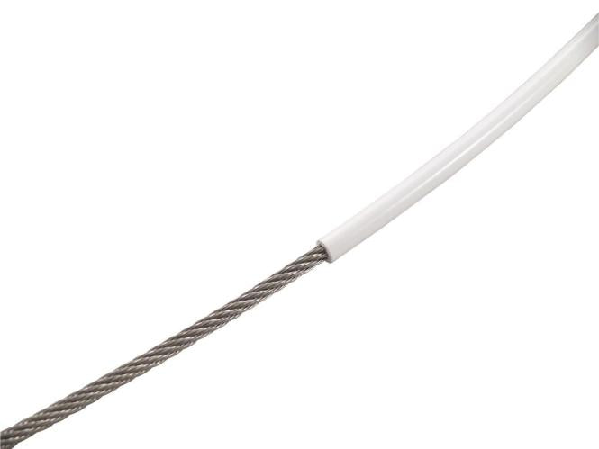 Wire rope 7x7 sZ (AISI 316) PVC coated - Ropes.sg