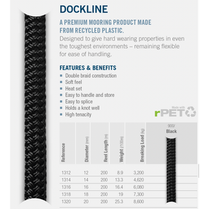 Eco Yarn (rPET) Dockline - Ropes.sg